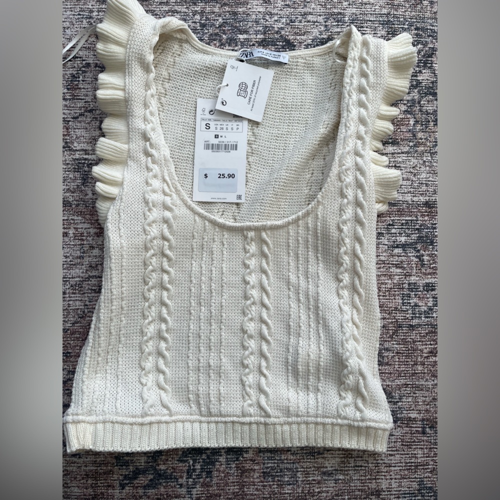 ZARA small knit tank